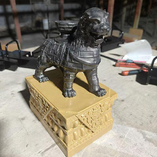 Cast Iron Lion Metal Processing